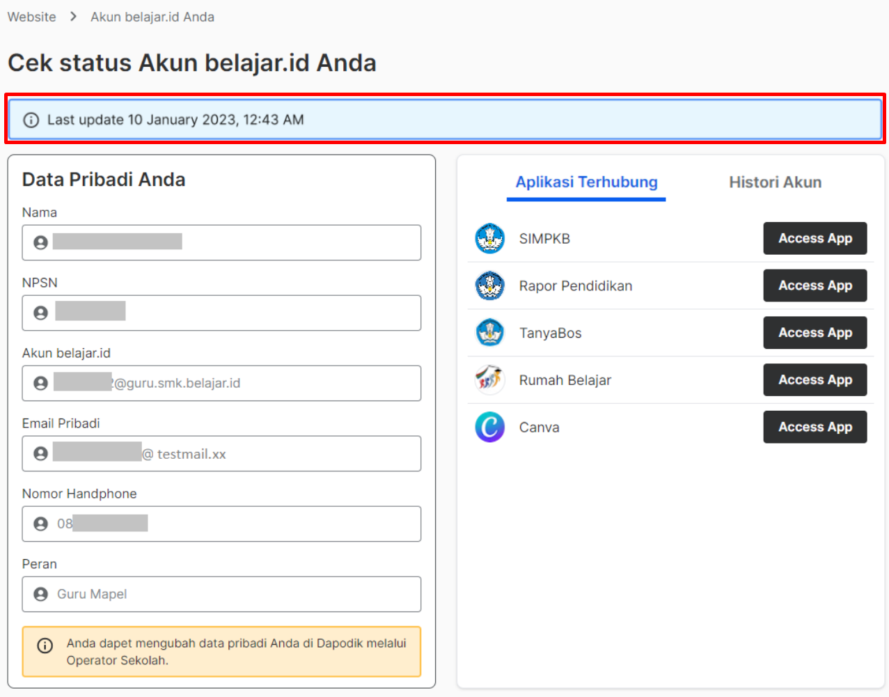 Pengenalan Fitur #39 Cek Akun belajar id #39 belajar id